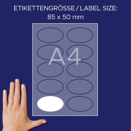 Avery Self-Adhesive Label Oval